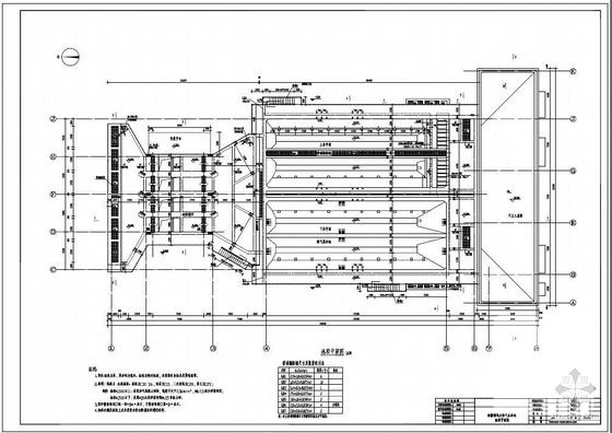 2层污水处理厂细格栅间及曝气沉砂池建筑、结构设计方案CAD施工图纸 - 4