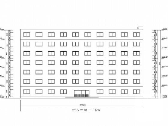 7层框架结构综合办公楼设计（建施结施计算书及弯矩分配） - 1