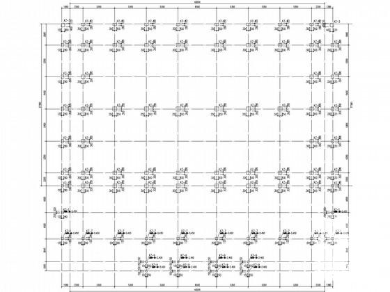 单层框架大雄宝殿结构CAD施工方案图纸 - 4