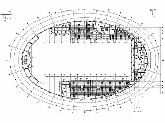 2000座位框架结构游泳馆结构设计CAD施工图纸 - 3