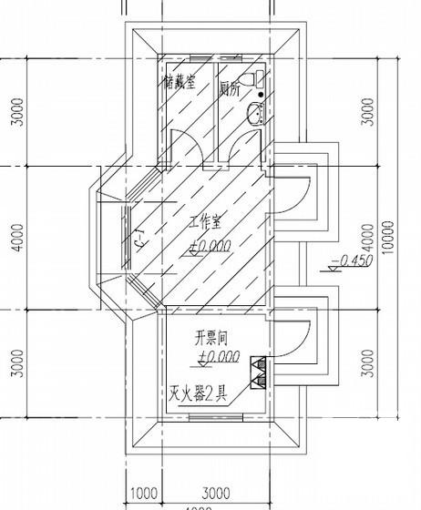 地磅房给排水消防CAD施工大样图.dwg - 1