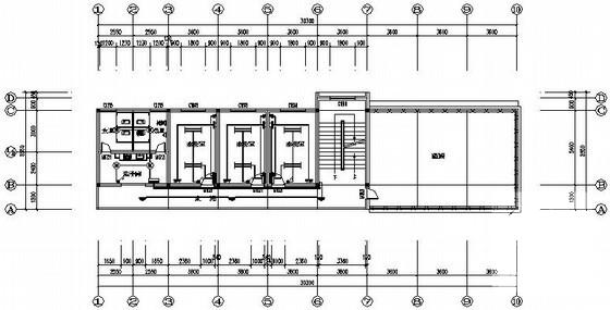 3层办公楼电气平面CAD施工图纸.dwg - 1