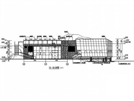 小型茶室建筑设计CAD施工图纸 - 3