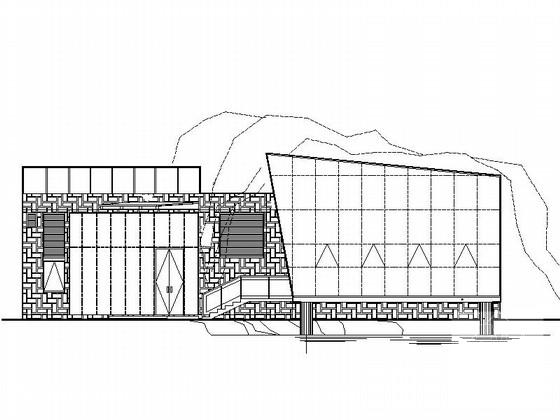 小型茶室建筑设计CAD施工图纸 - 4