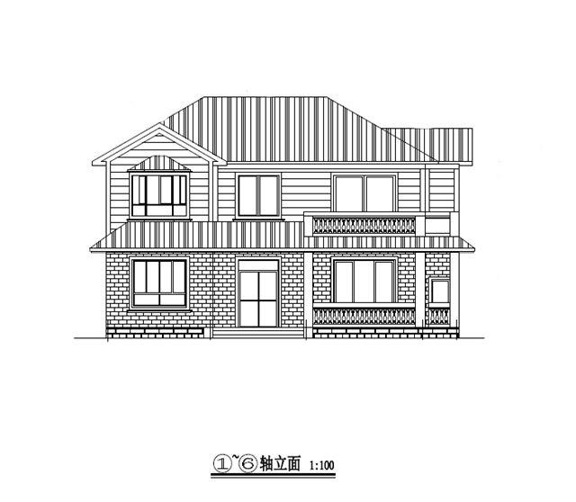 3层别墅建筑结构图纸（结构CAD施工图纸、框架剪力墙结构） - 4