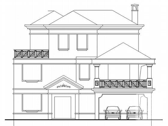 3层独栋家庭别墅CAD施工图纸（效果图纸） - 5