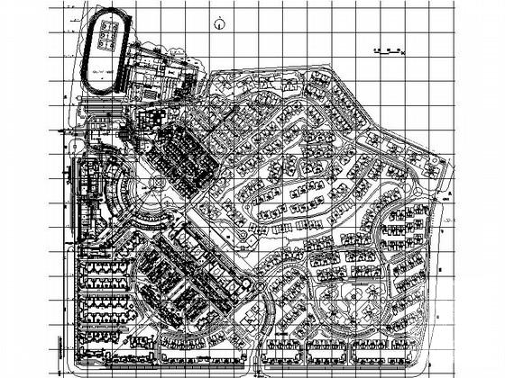 万科多层住宅楼区建筑规划CAD图纸（初设CAD图纸） - 1