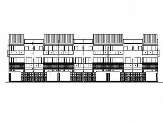 10.3米3层文化博物园住宅楼小区建筑施工CAD图纸 - 4