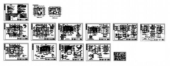 湖水乡V-78-N（反）型住宅建筑CAD施工图纸 - 2