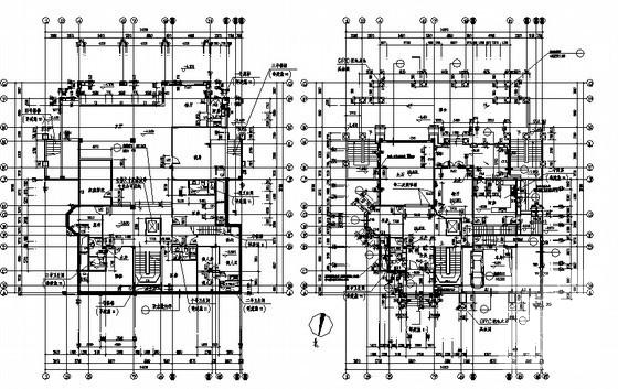 3层欧陆风格高级高尔夫球会C型别墅样板房建筑施工CAD图纸 - 2