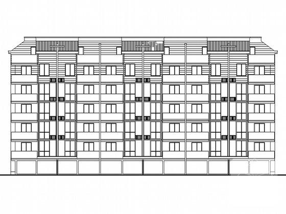 5层砌体结构单身公寓建筑扩初CAD图纸 - 1