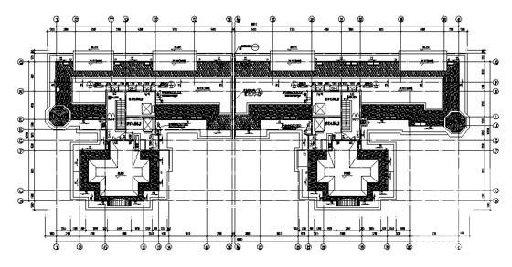 欧式现代小区26层住宅楼建筑施工CAD图纸 - 5