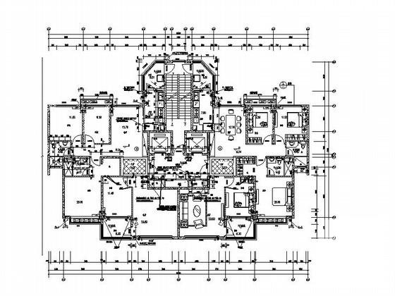26层欧式底商住宅楼建筑CAD施工图纸 - 3
