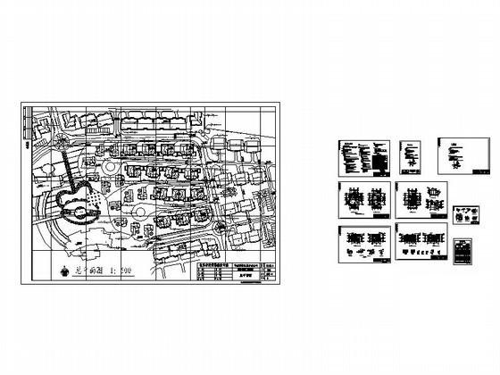 花园别墅2层别墅建筑扩初CAD图纸（标注详细） - 4