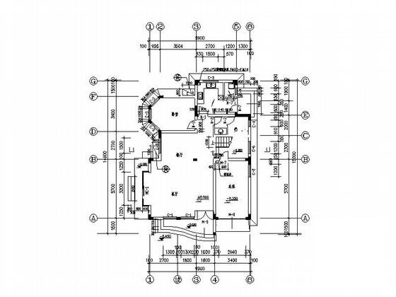 花园2层别墅建筑CAD施工图纸（最新整理） - 4