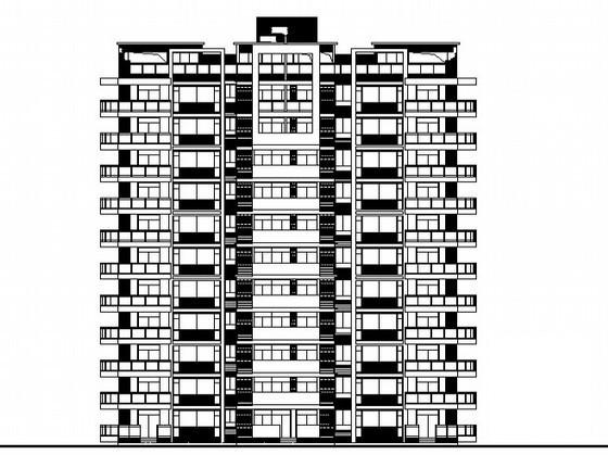 11层钢筋混凝土短肢剪力墙结构住宅楼建筑施工CAD图纸 - 5