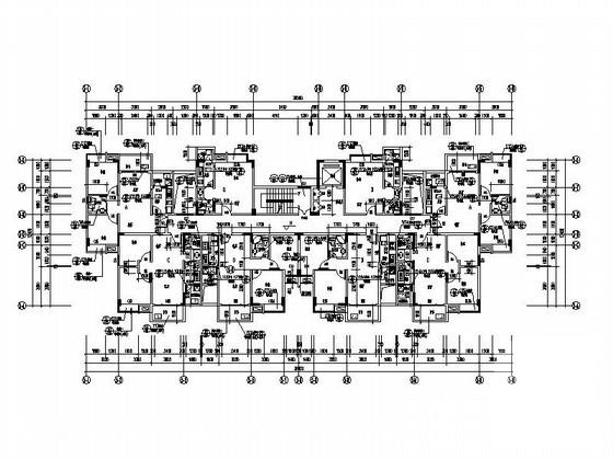 9层住宅综合楼建筑CAD施工图纸 - 2