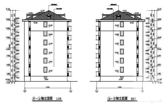 国际公馆路拆迁还建工程住宅楼建筑CAD施工图纸（节能设计） - 1