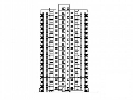 煤炭地质总局职工住宅改建工程1、2号楼建筑施工CAD图纸 - 1