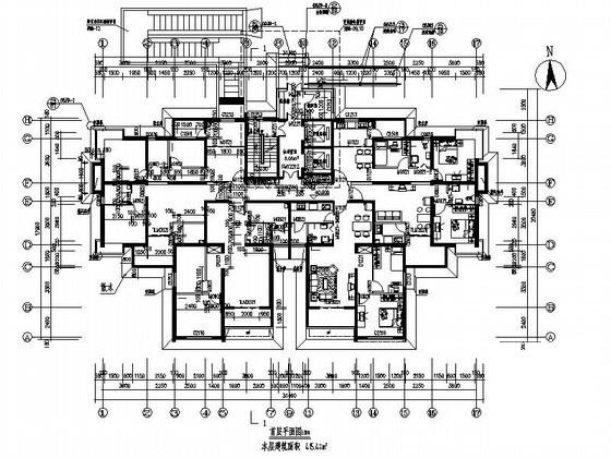 煤炭地质总局职工住宅改建工程1、2号楼建筑施工CAD图纸 - 3