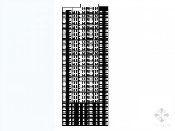 现代风格31层住宅楼建筑CAD施工图纸 - 2