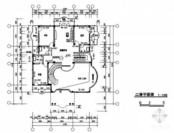 3层私宅建筑设计套CAD施工图纸（带效果CAD施工图纸） - 5