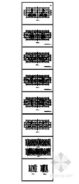 4层单元住宅楼建筑施工CAD图纸(通风架空层没计入层数) - 3