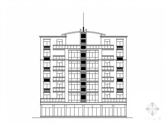 6层底商板式住宅楼建筑扩初CAD图纸 - 1