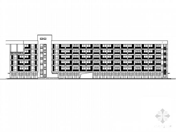 框架结构6层公寓建筑施工套CAD图纸 - 1