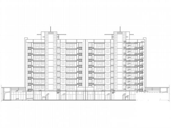 10层住宅建筑施工CAD图纸-6号楼 - 4