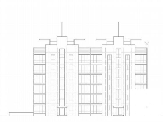 6层住宅建筑施工CAD图纸-1号、4号楼 - 4