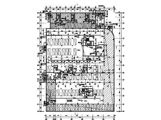 6层一梯二住宅楼、车库建筑施工CAD图纸 - 2