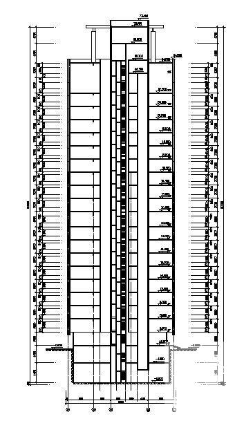 19731平22层剪力墙结构公寓改建工程建筑施工套CAD图纸 - 5