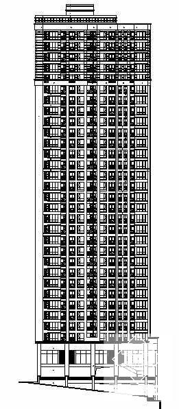 化工厂旧城改造工程2、3、4号楼建筑施工CAD图纸（4层） - 3