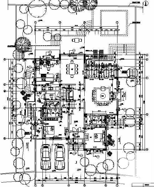 26号C型独立别墅建筑结构水暖电方案设计CAD图纸 - 1