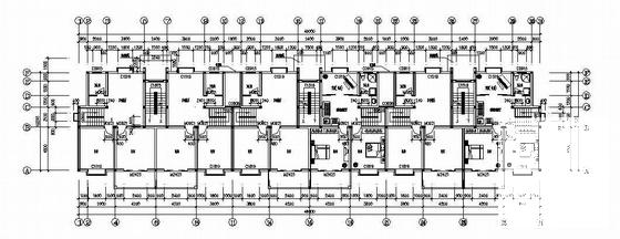 新加坡花园4层住宅楼建筑施工CAD图纸 - 4