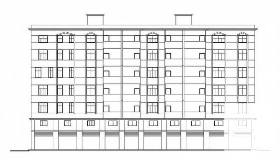 6层砖混住宅楼建筑施工CAD图纸 - 1