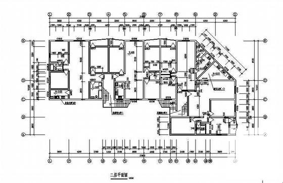 6层砖混住宅楼建筑施工CAD图纸 - 4