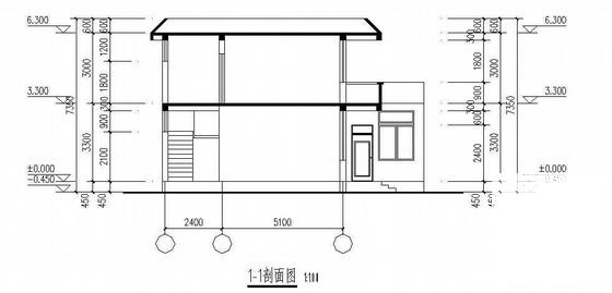 精美2层别墅建筑结构CAD施工图纸 - 2