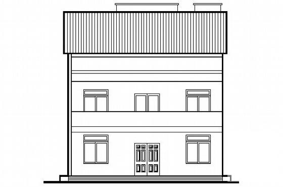 经典实用的2层小型住宅楼建筑结构CAD施工图纸 - 4