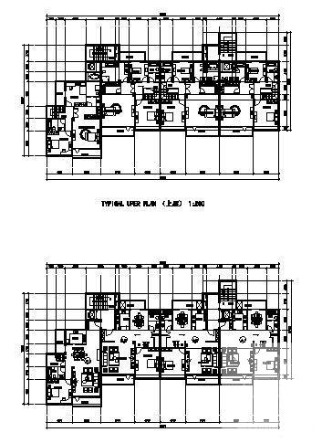 比较受欢迎的6层公寓住宅楼建筑CAD图纸 - 2