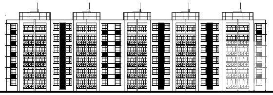 精美的6层住宅楼建筑CAD图纸 - 3