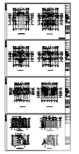 经典实用的意式风格双拼别墅建筑CAD图纸 - 4