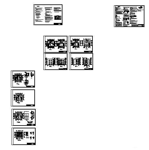 3层小型私人建筑扩初CAD图纸（节点详细） - 1