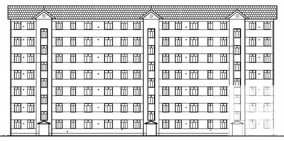 新村小区7层住宅楼建筑CAD施工图纸 - 2