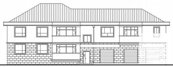 施工图纸住宅小区8号车库及住宅楼建筑施工CAD图纸 - 2