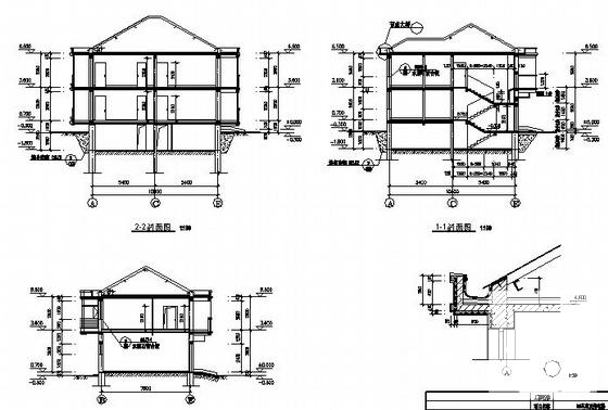 施工图纸住宅小区8号车库及住宅楼建筑施工CAD图纸 - 4