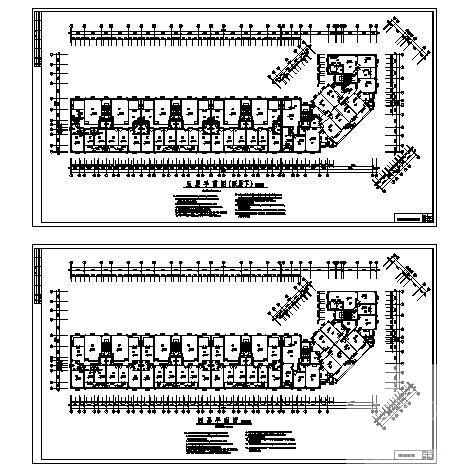 商贸中心5层商住楼建筑CAD图纸 - 2