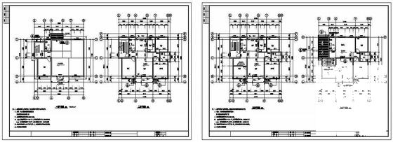 新农村4层别墅建筑CAD施工图纸 - 1