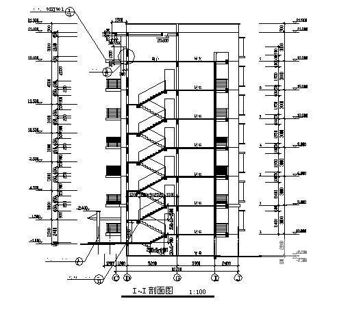 7层住宅楼建筑设计CAD图纸 - 4